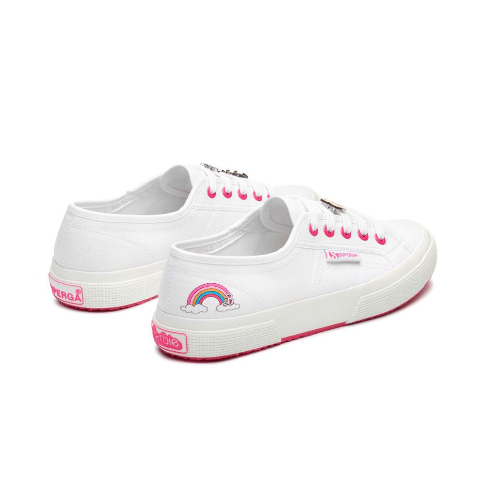 Barbie x Superga 2750 Zapatilla Movie Pins White Fuchsia
