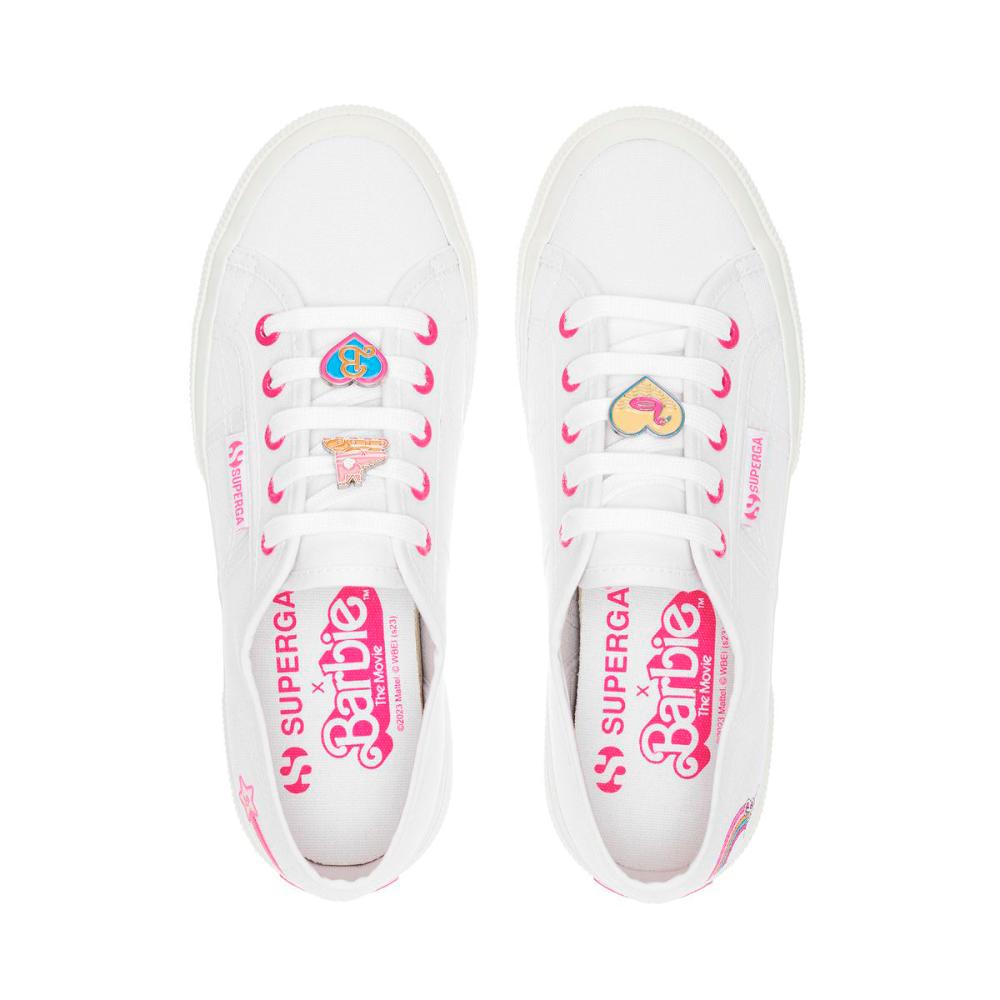 Barbie x Superga 2750 Zapatilla Movie Pins White Fuchsia