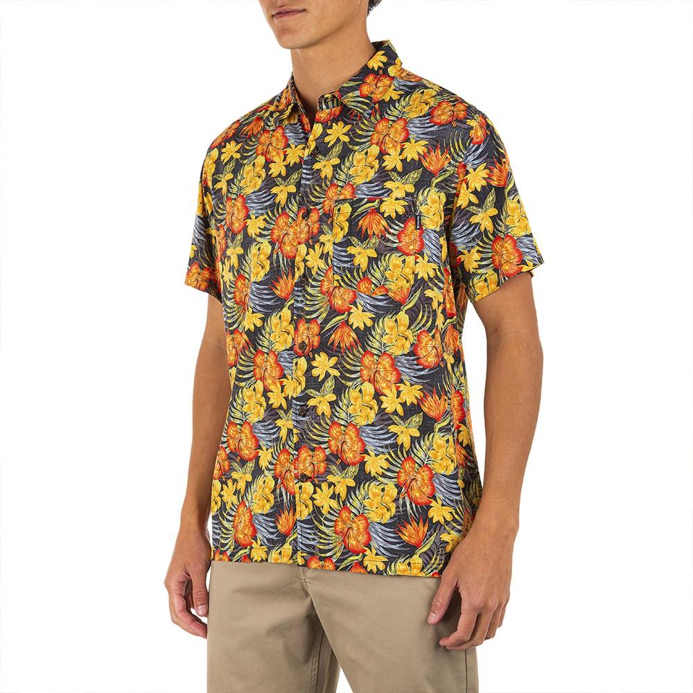 Camisa Rincon Ss Flower Multicolor Hurley