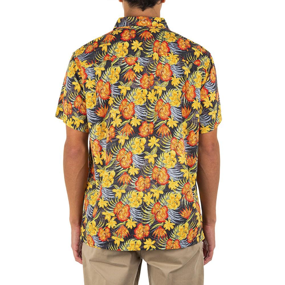 Camisa Rincon Ss Flower Multicolor Hurley
