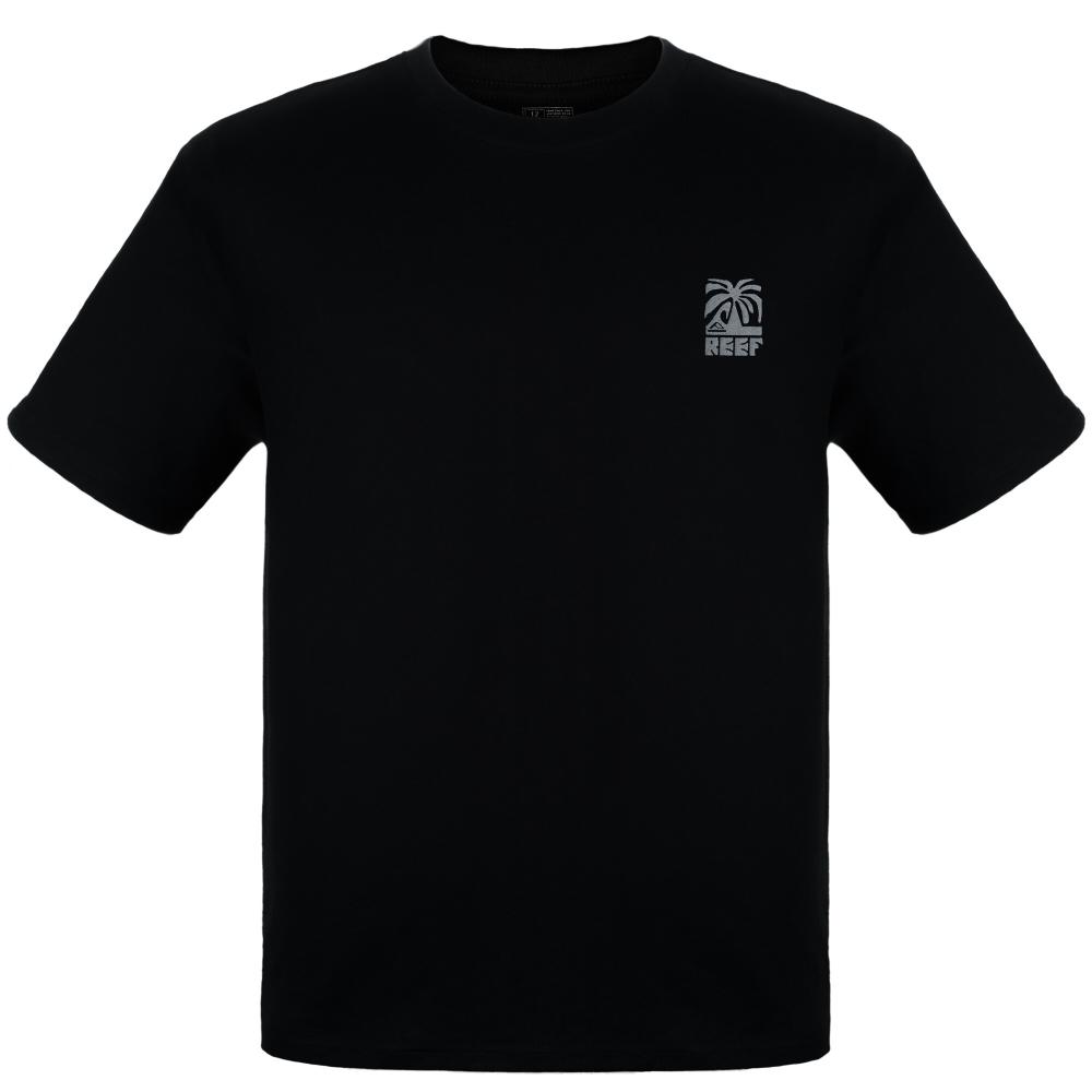 Polera Niño Reef  Mini Print Negro