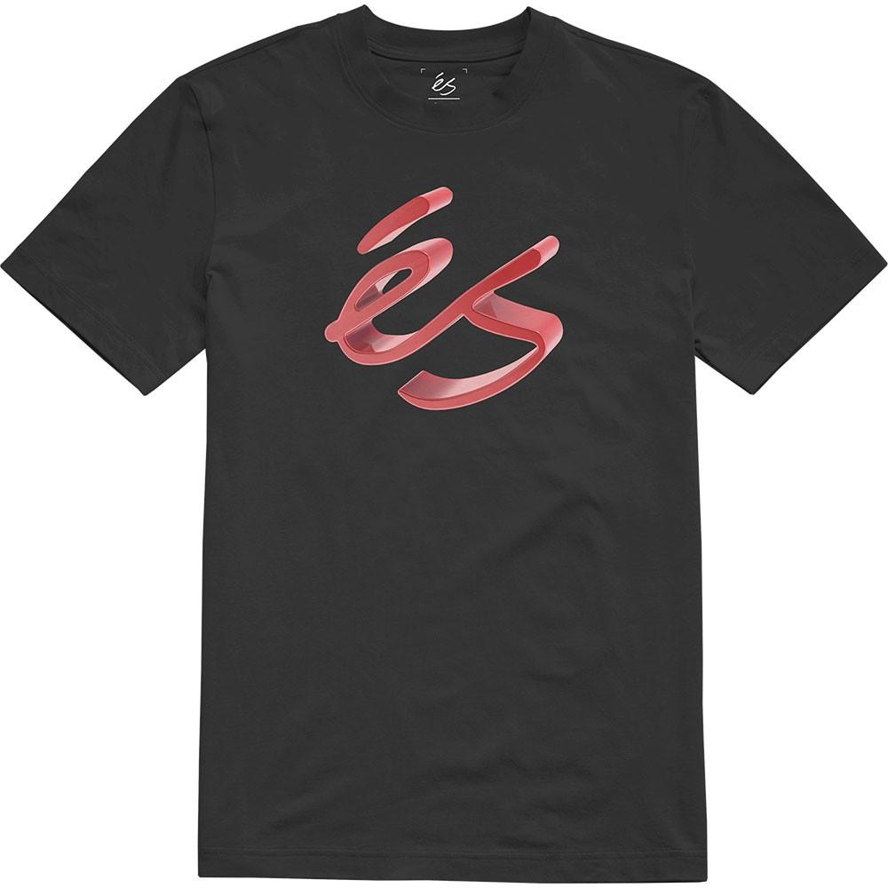 Polera 3D Script Tee Black Red