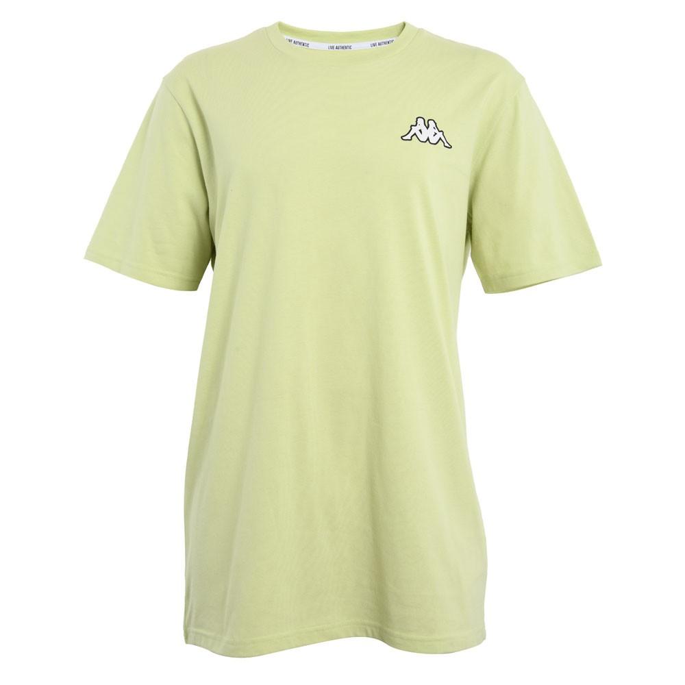 Polera Men Overzise Green Logo Back