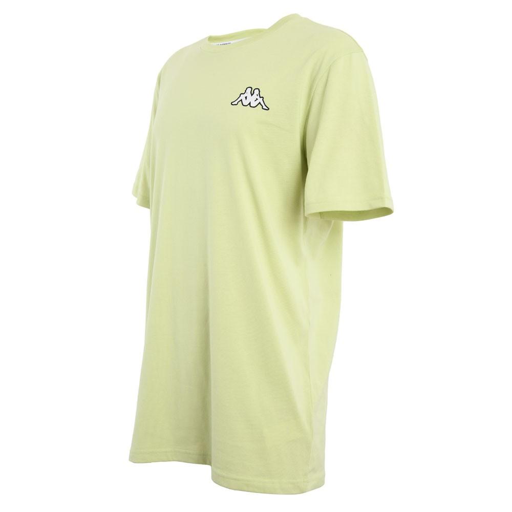 Polera Men Overzise Green Logo Back
