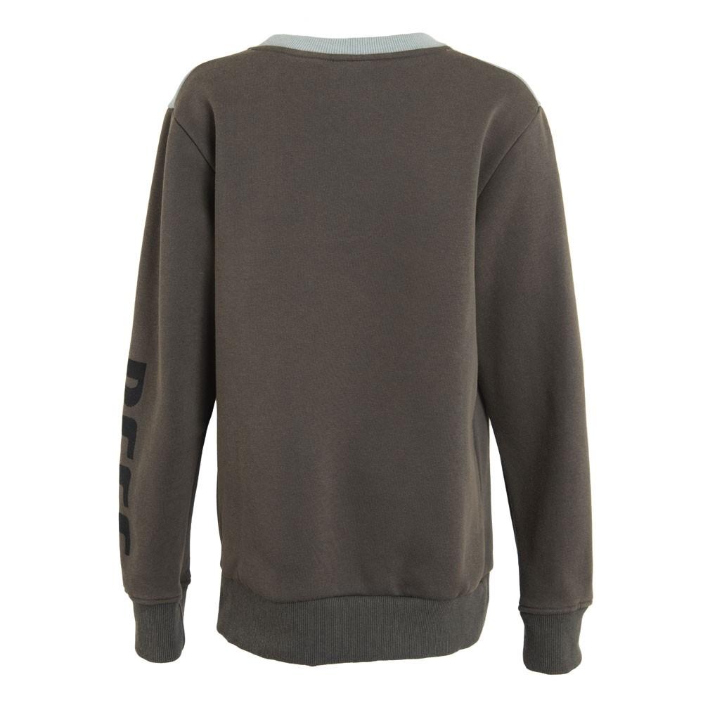 Poleron Boys Crew Grey Turq