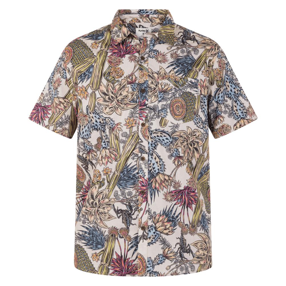 Camisa Men Wedge Organic Short Sleeve Barely Bone