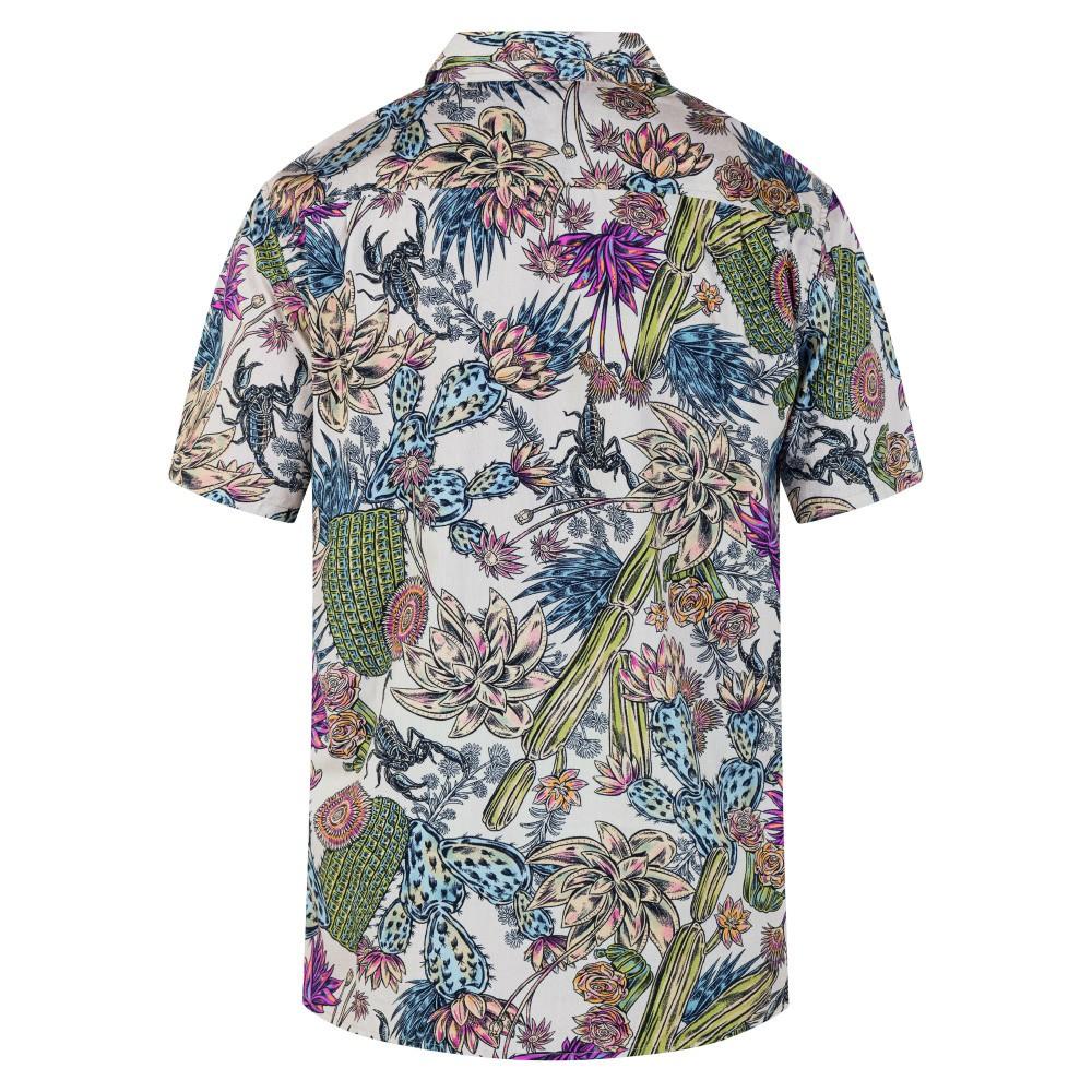 Camisa Men Wedge Organic Short Sleeve Barely Bone