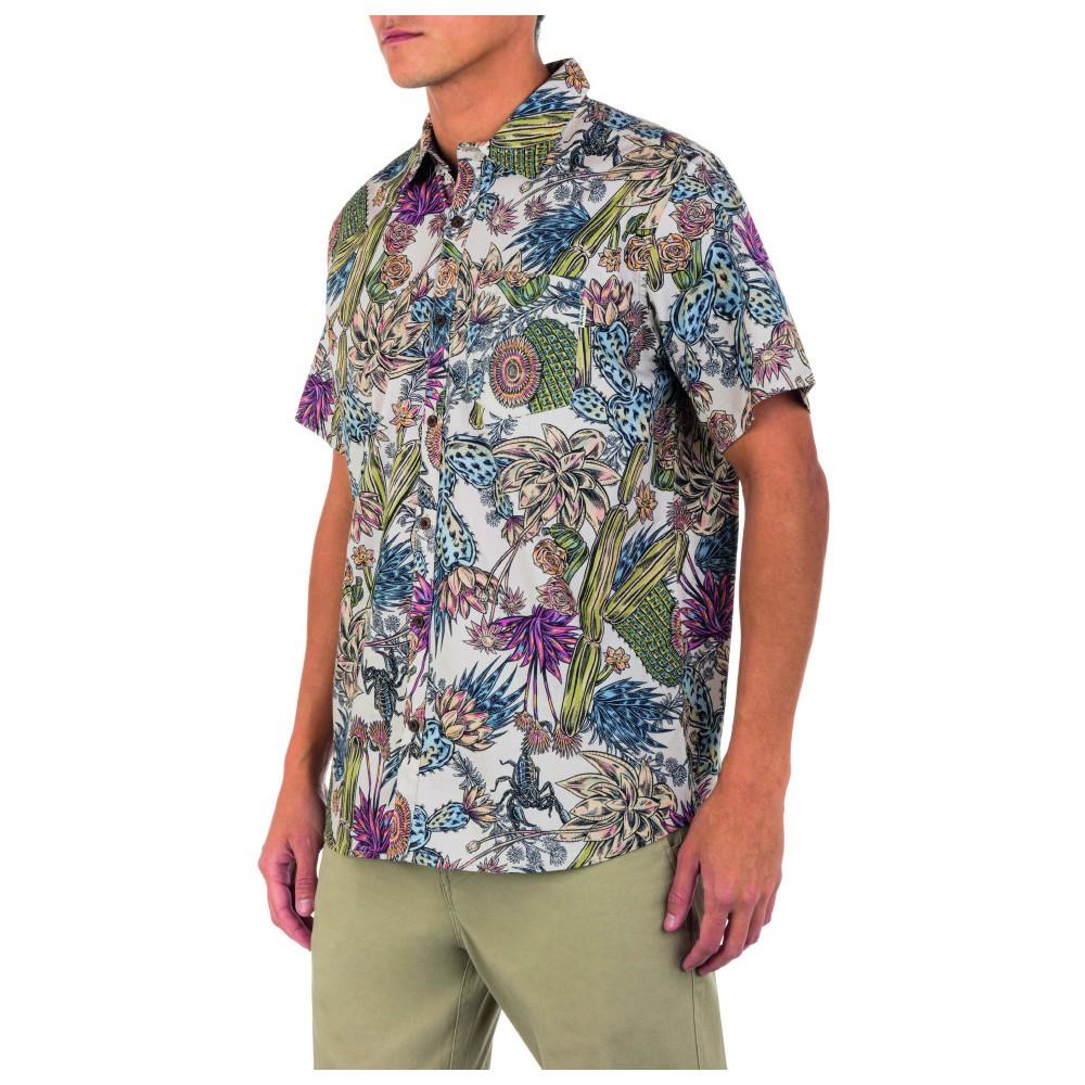 Camisa Men Wedge Organic Short Sleeve Barely Bone