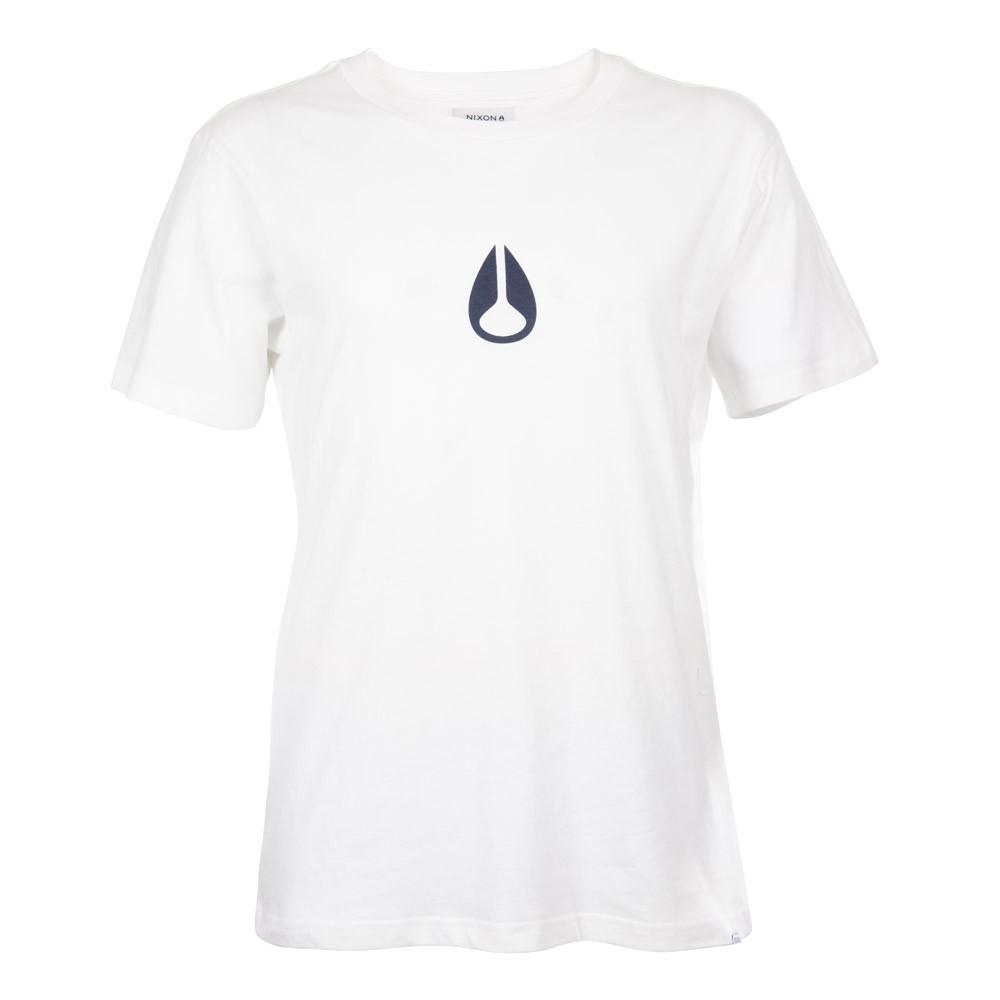 Polera Blanca Icono Negro Nixon