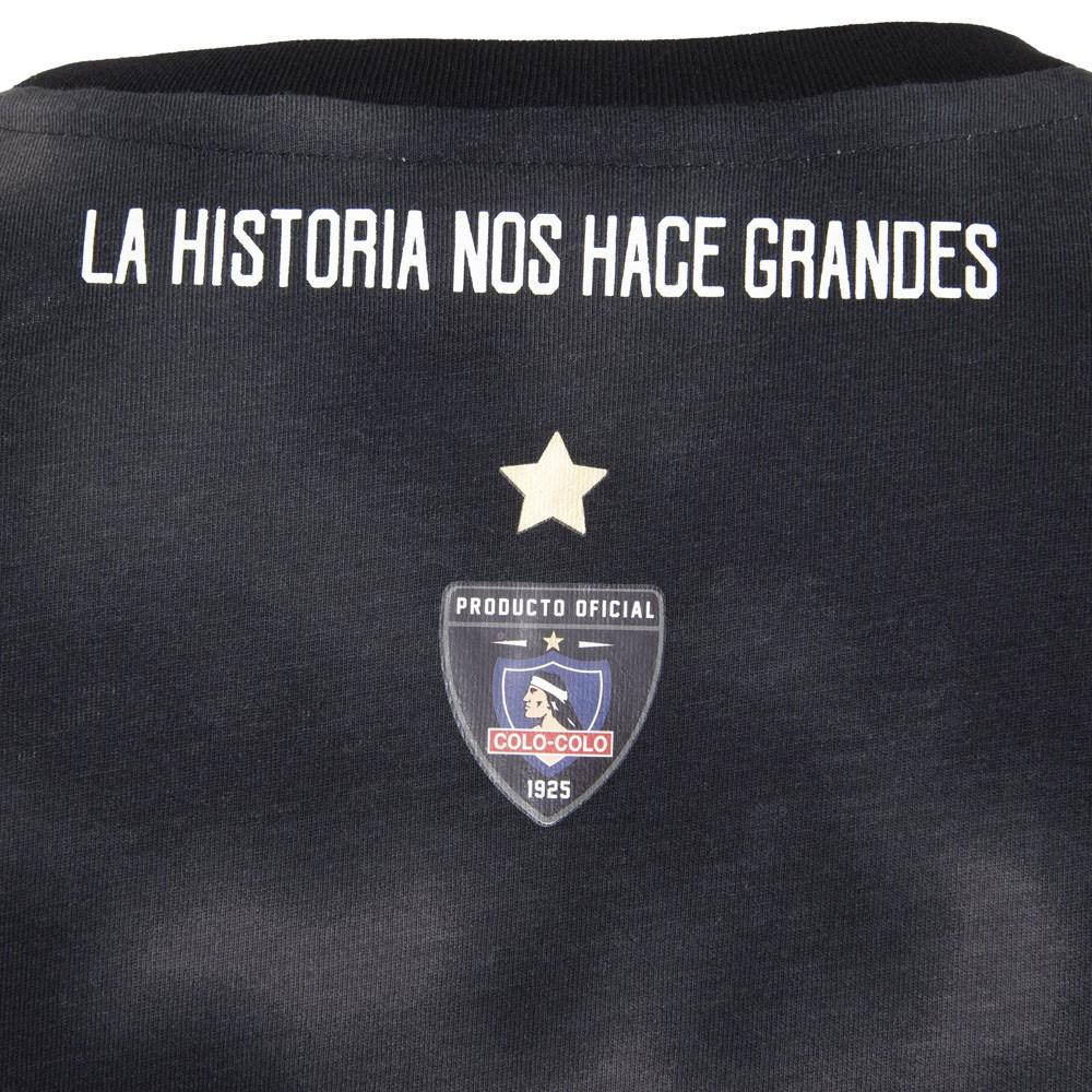 Polera Tiedye Black Escudo
