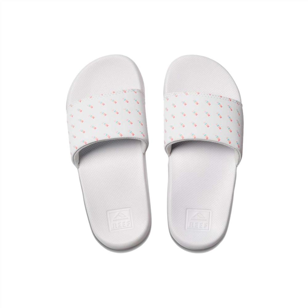 Sandalia Kids One Slide Rainbow Resp White