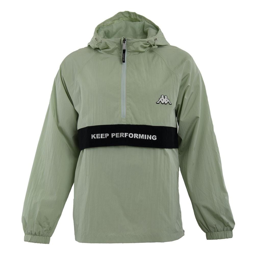 Cortaviento Men Mint White Black