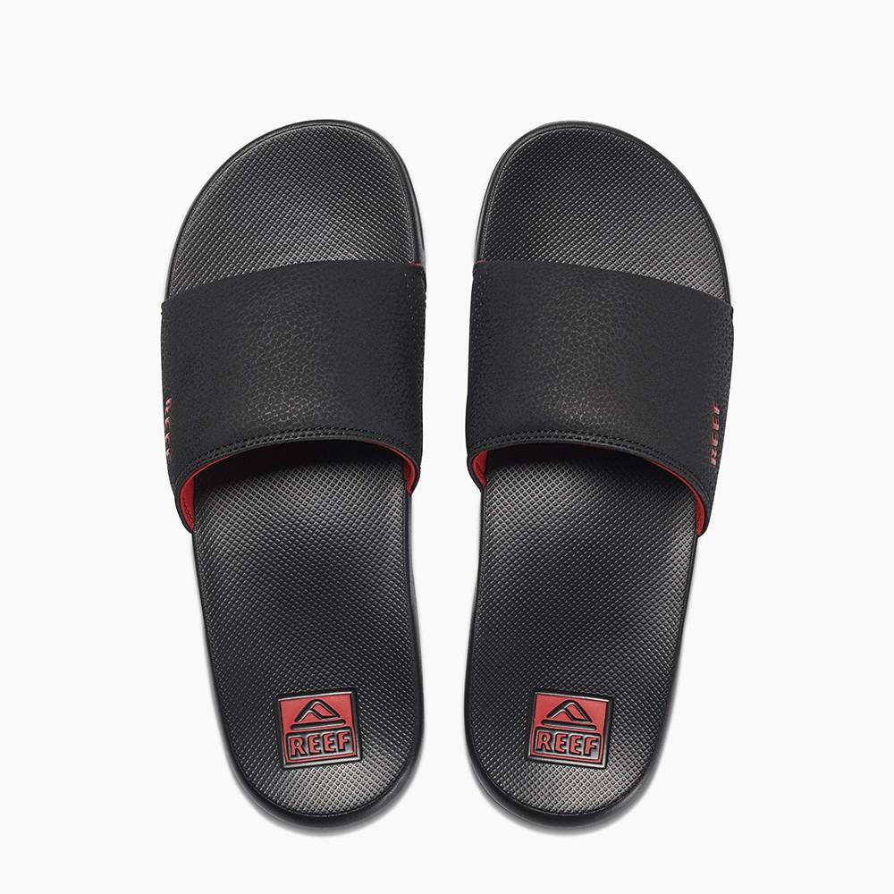 Sandalia One Slide Men Black Red Reef