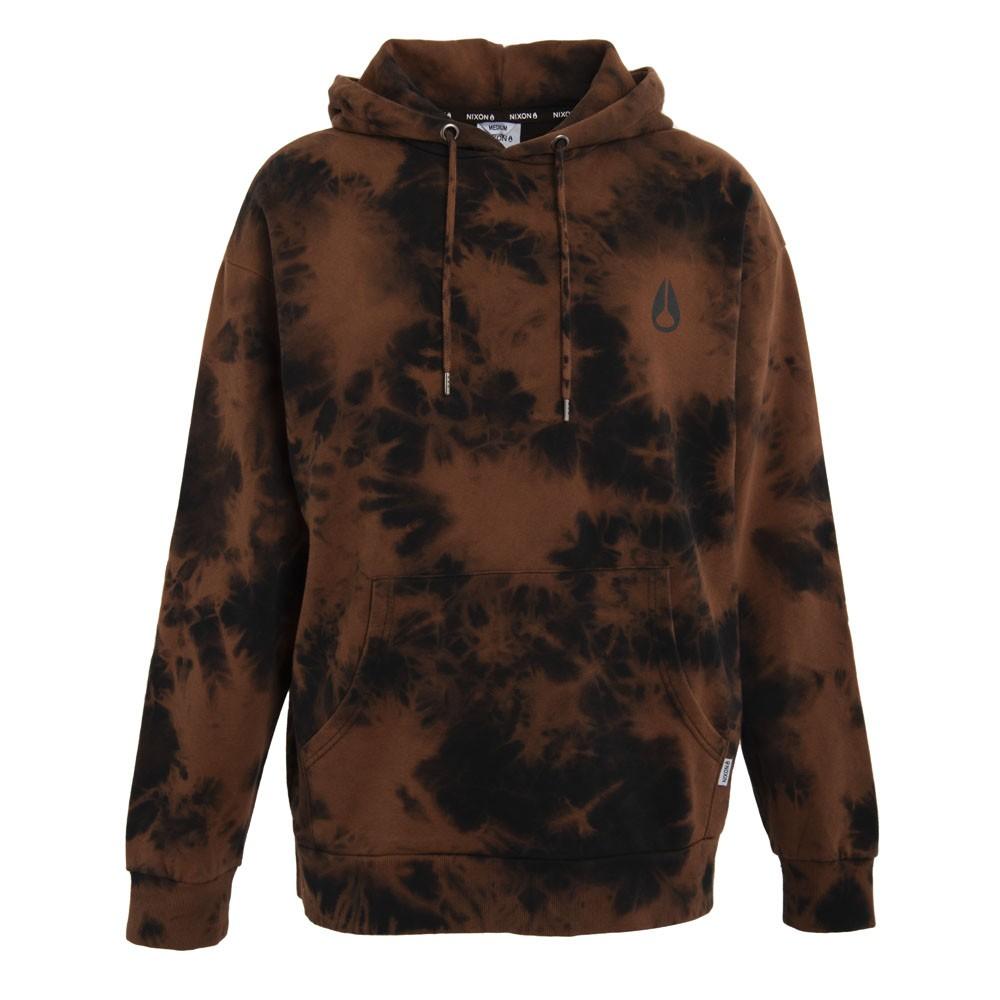 Poleron Men Hoodie Tie Dye Black Icon Front