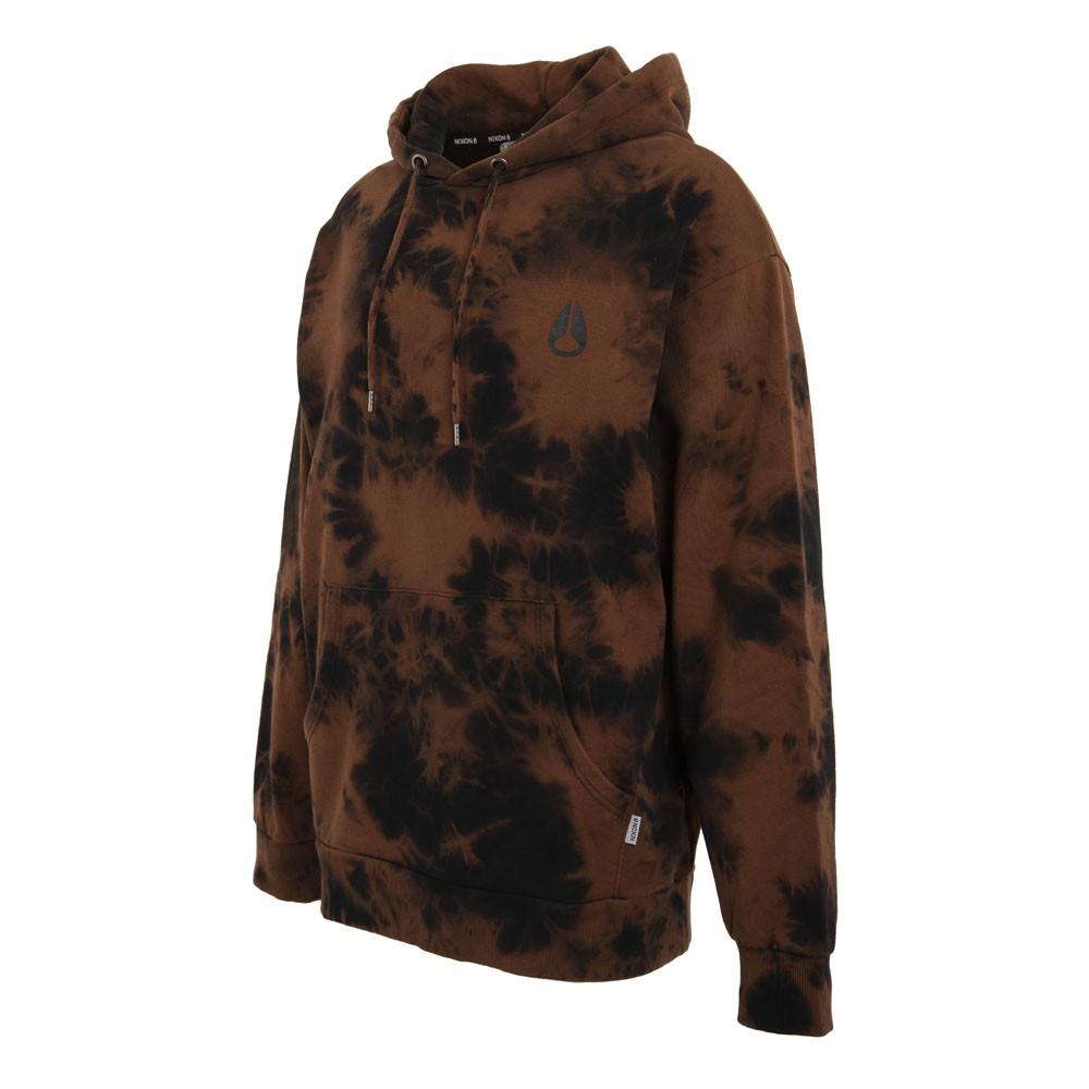 Poleron Men Hoodie Tie Dye Black Icon Front