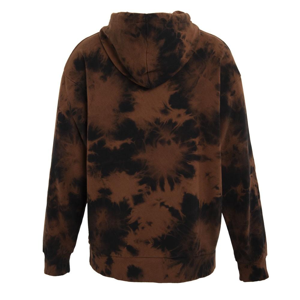 Poleron Men Hoodie Tie Dye Black Icon Front