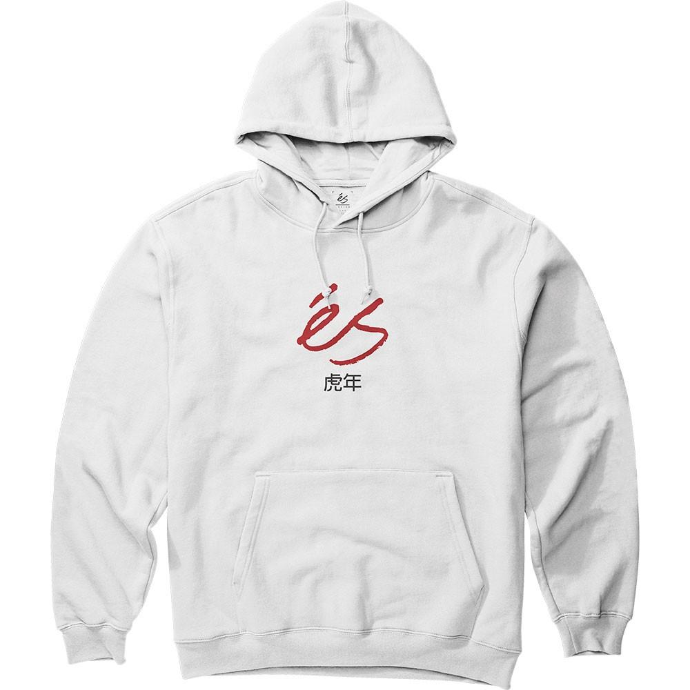 Poleron Tiger Hoodie White