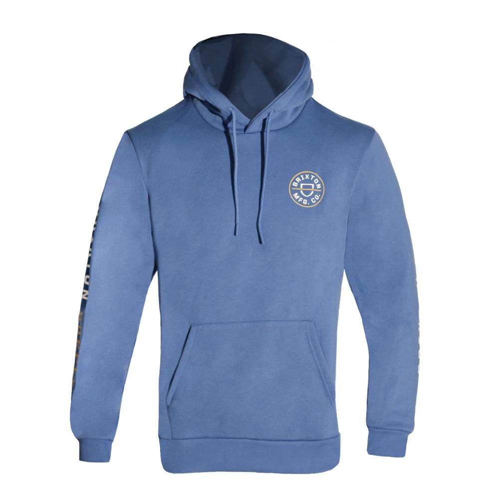 Poleron Men Hoodie Logo Blue