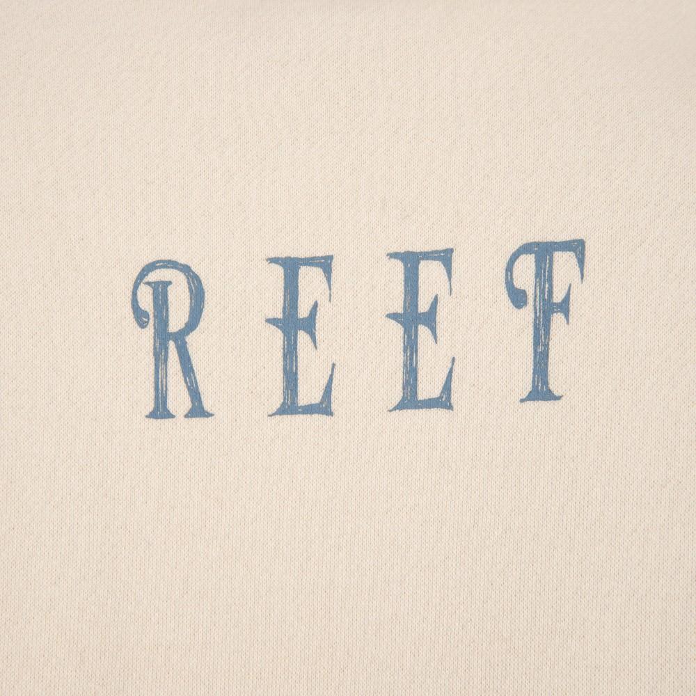 Poleron Men Crew Beige Skeleton Fish