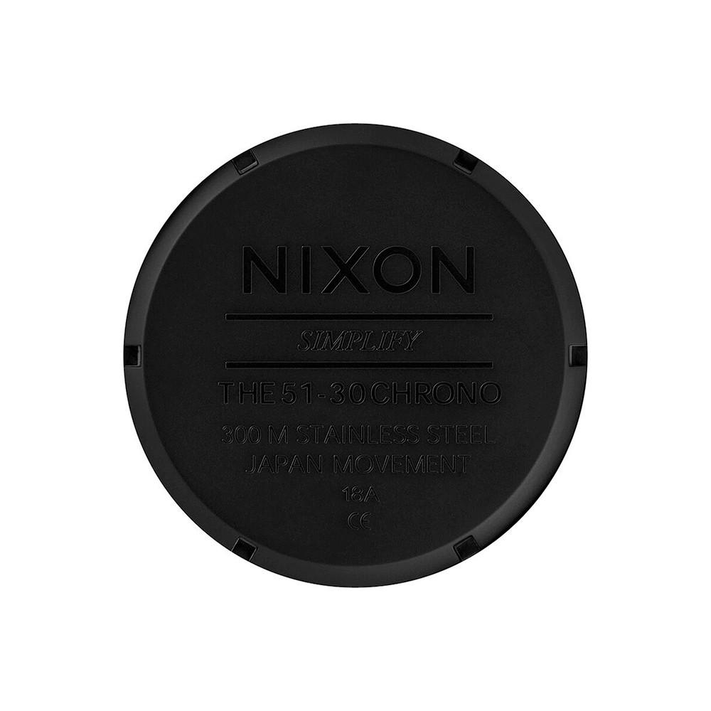 Reloj 51-30 Chrono All Matte Black Black Nixon