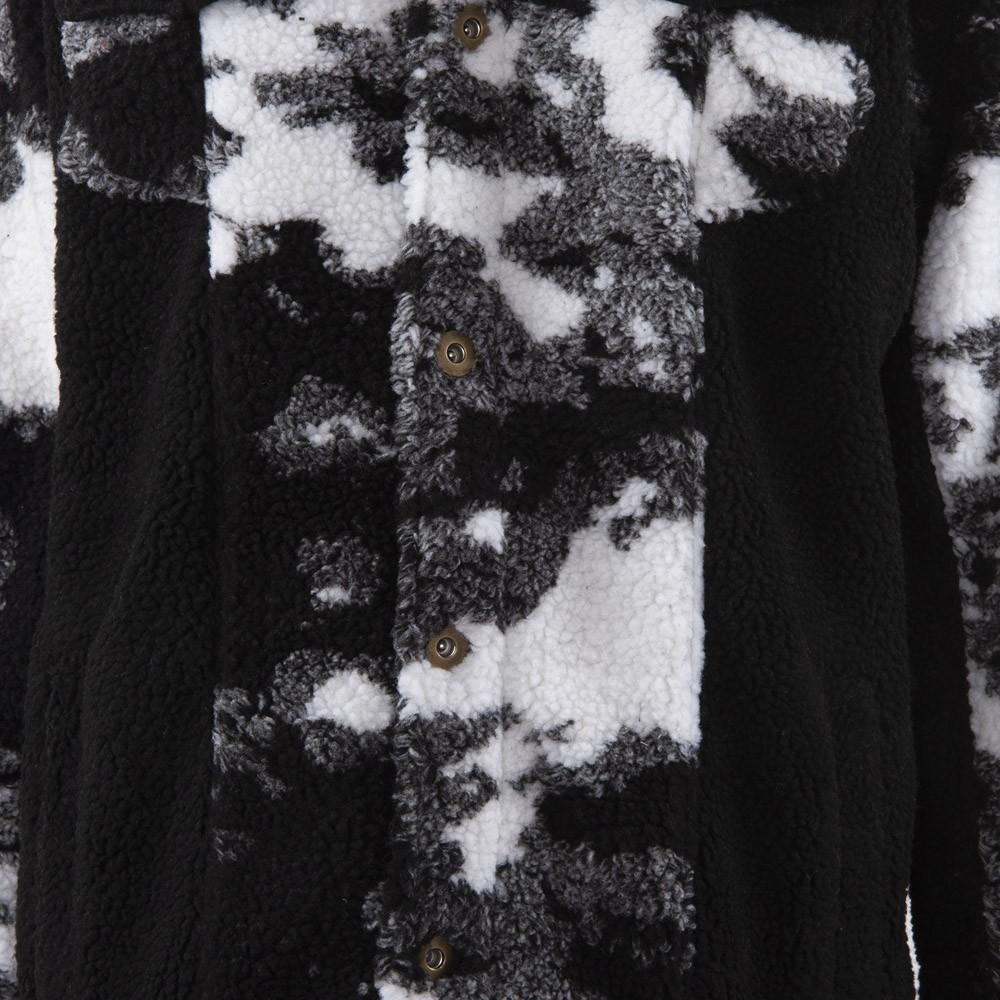 Chaqueta Miscelanea Negro Blanco con broches Reef