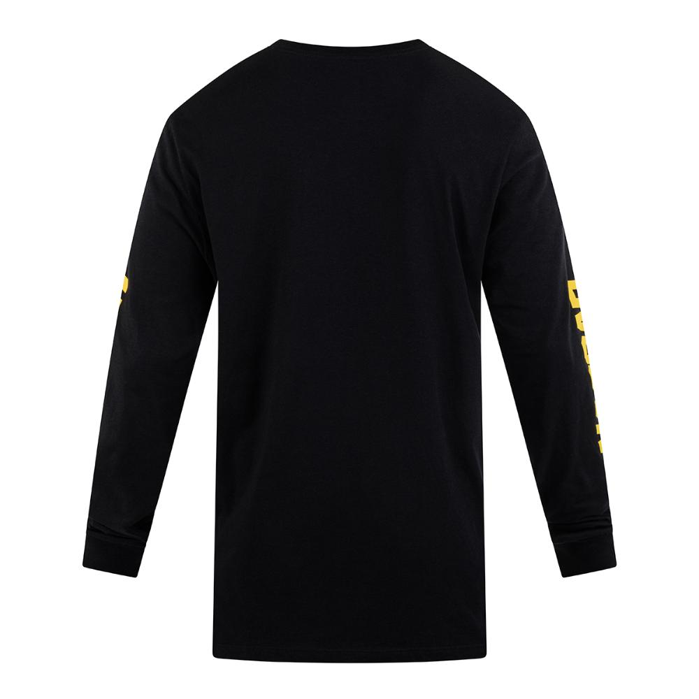 Polera Manga larga Flame Nascar ls Negro