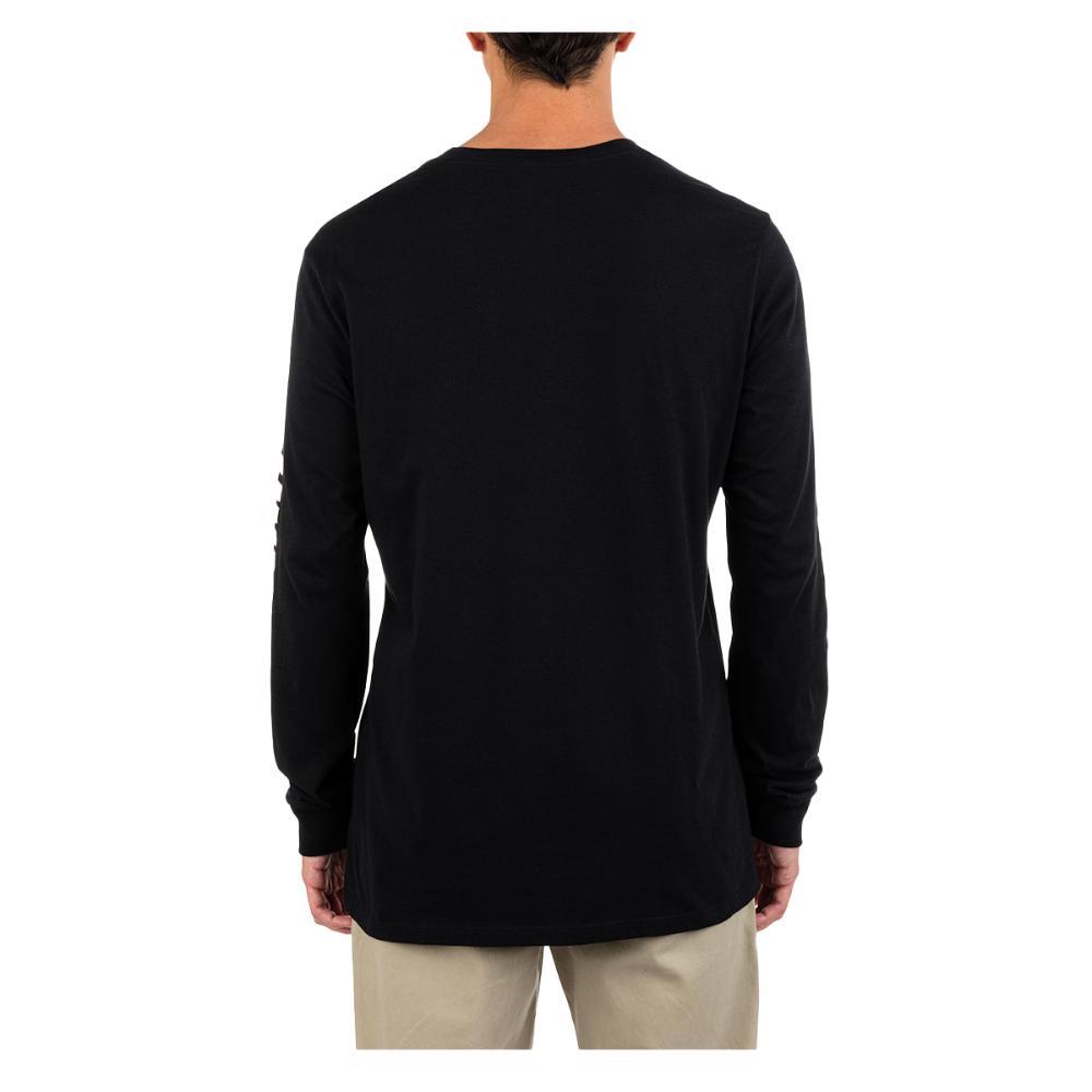 Polera Manga larga Flame Nascar ls Negro