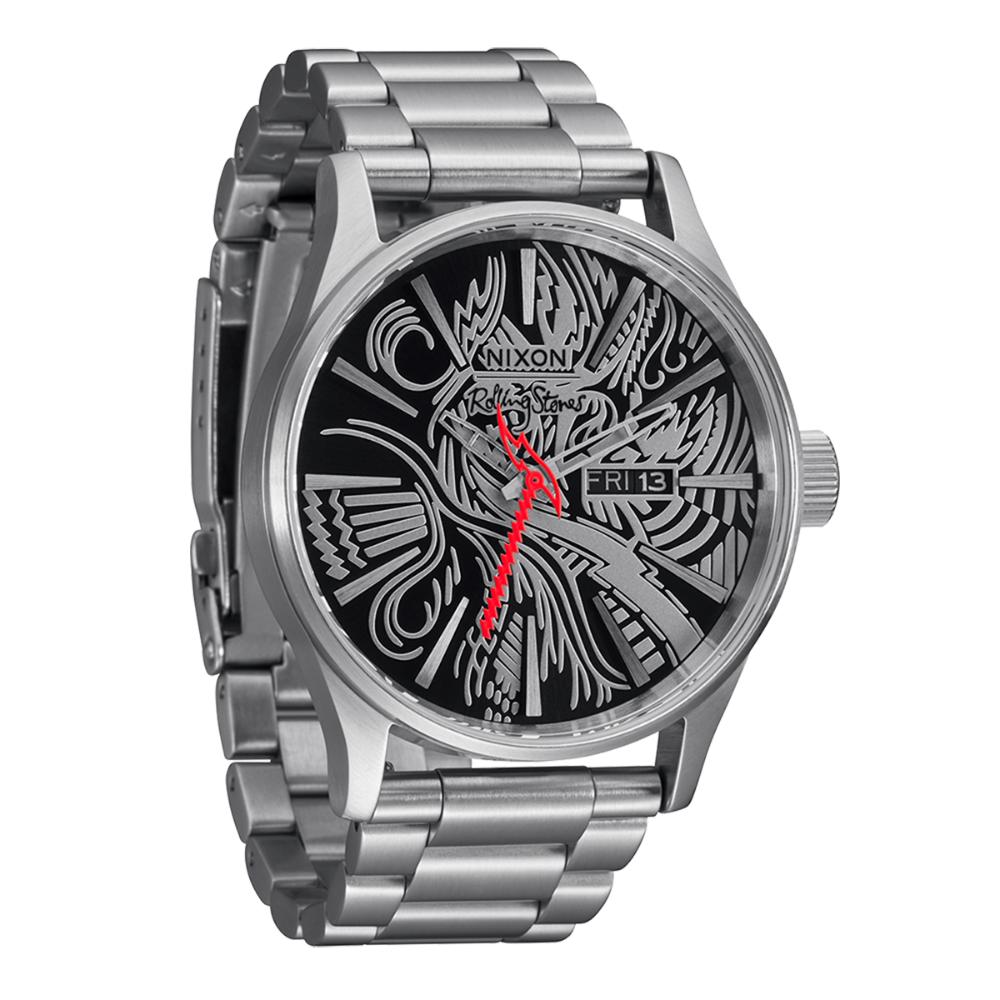 Reloj Rolling Stones Sentry Stainless Silver Black
