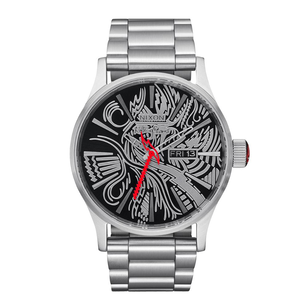 Reloj Rolling Stones Sentry Stainless Silver Black