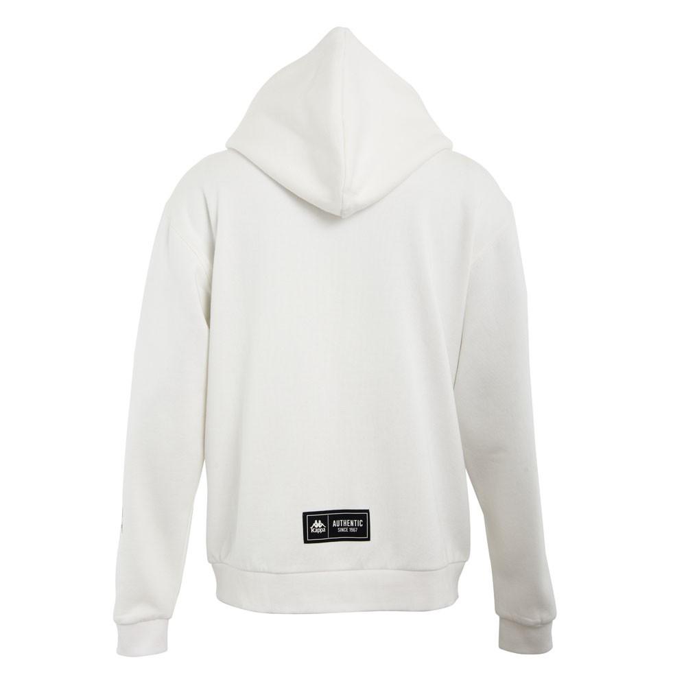 Poleron Men White Logo Arm Black