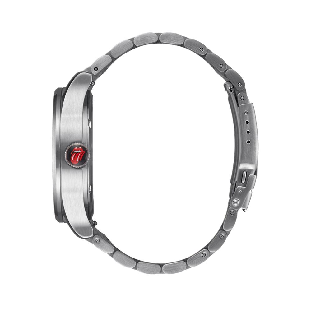 Reloj Rolling Stones Sentry Stainless Silver Black
