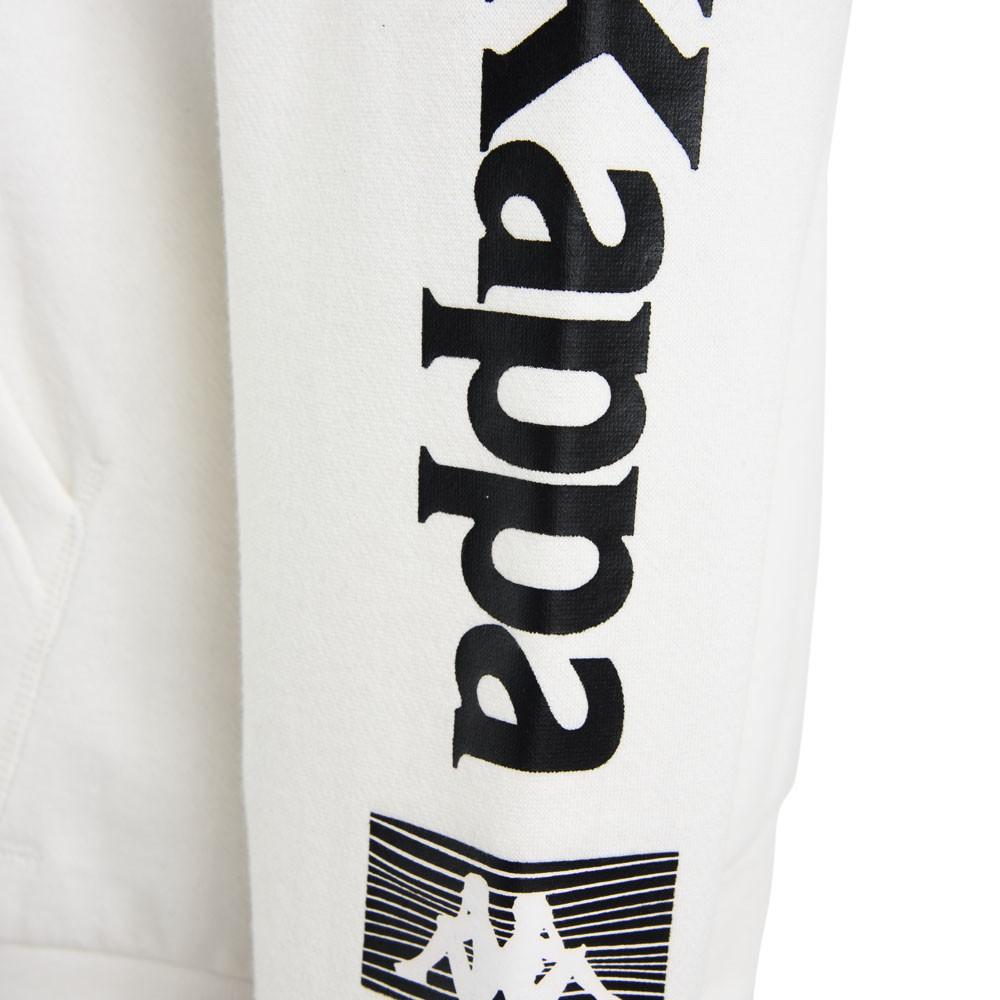 Poleron Men White Logo Arm Black