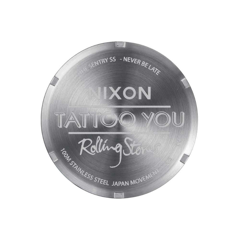 Reloj Rolling Stones Sentry Stainless Silver Black