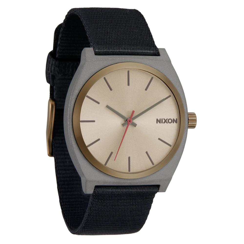 Reloj Time Teller Nylon Dark Gray Pumice Black