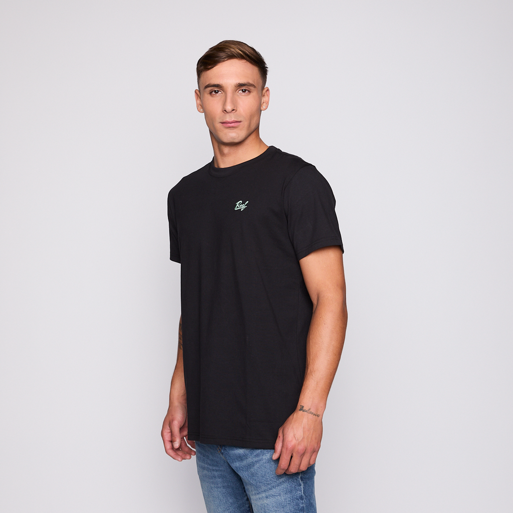 Polera Reef Men Surf Vibes Black