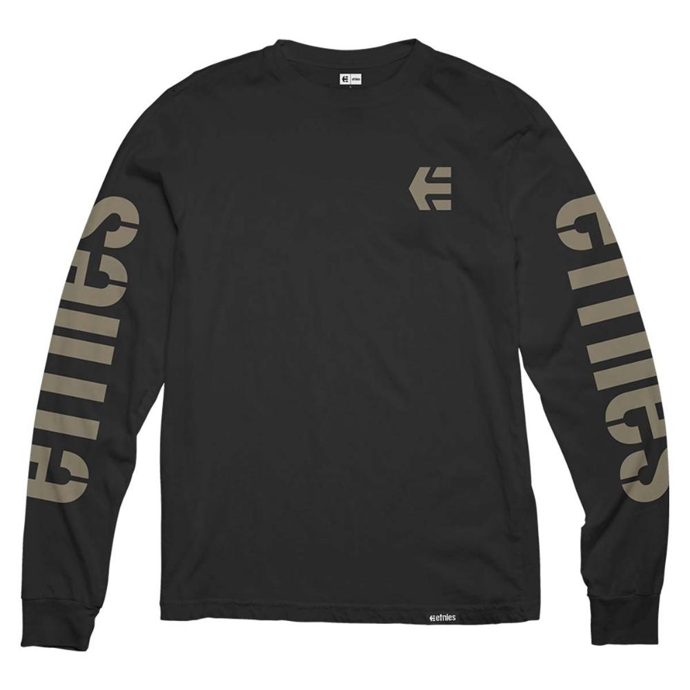 Polera Manga Larga Icon Black Olive