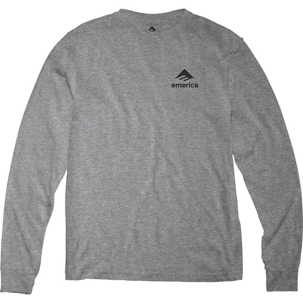 Polera Manga Larga Crafted Grey