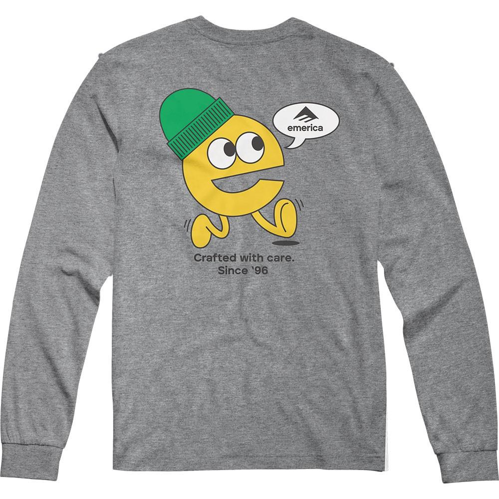 Polera Manga Larga Crafted Grey