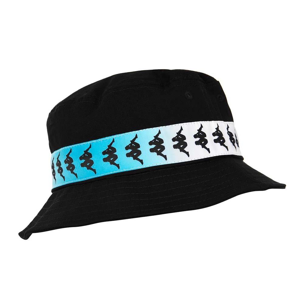 Gorro 222 Banda Buck Degrade Black Turquese Kappa