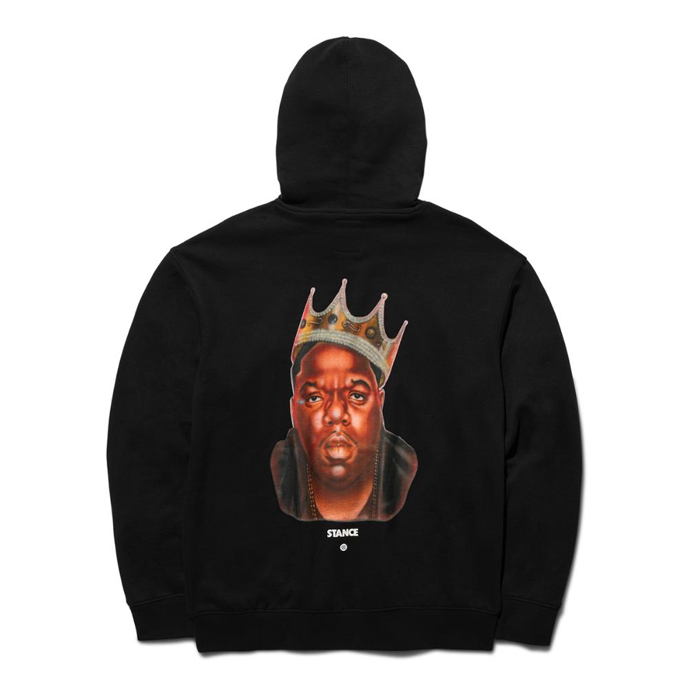 Poleron Sky's The Limit Notorious B.I.G. Hoodie Black