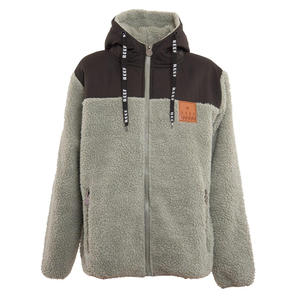 Sherpa Kids Full Zip Green Black