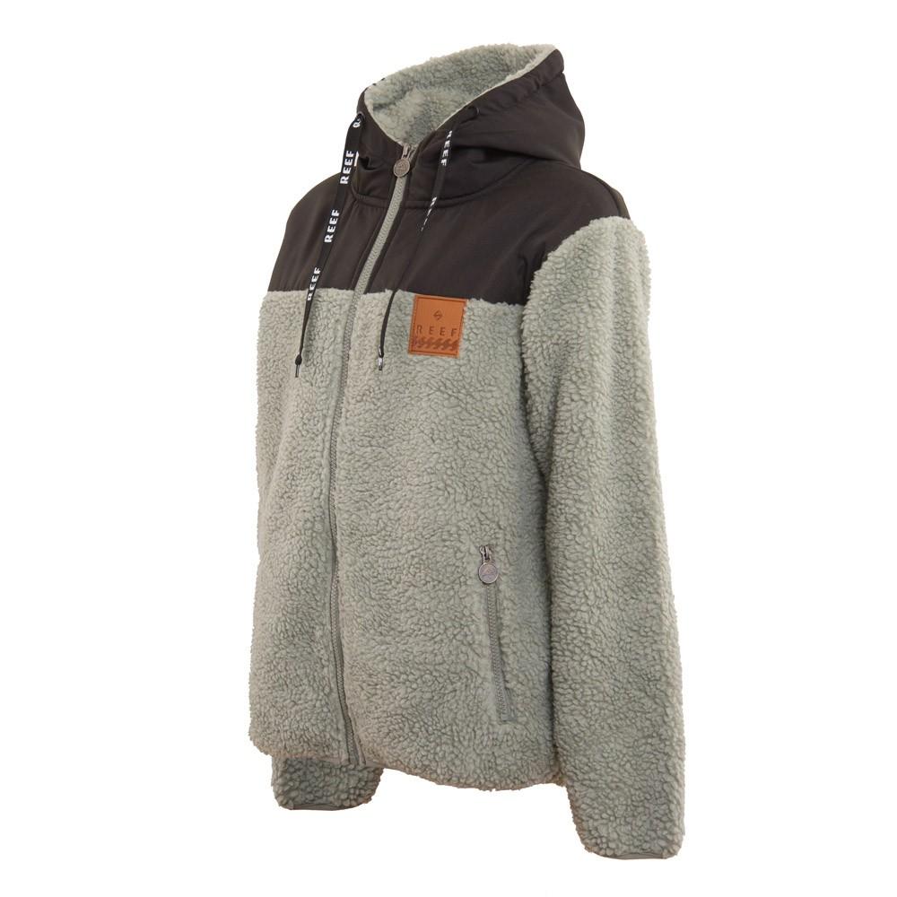 Sherpa Kids Full Zip Green Black