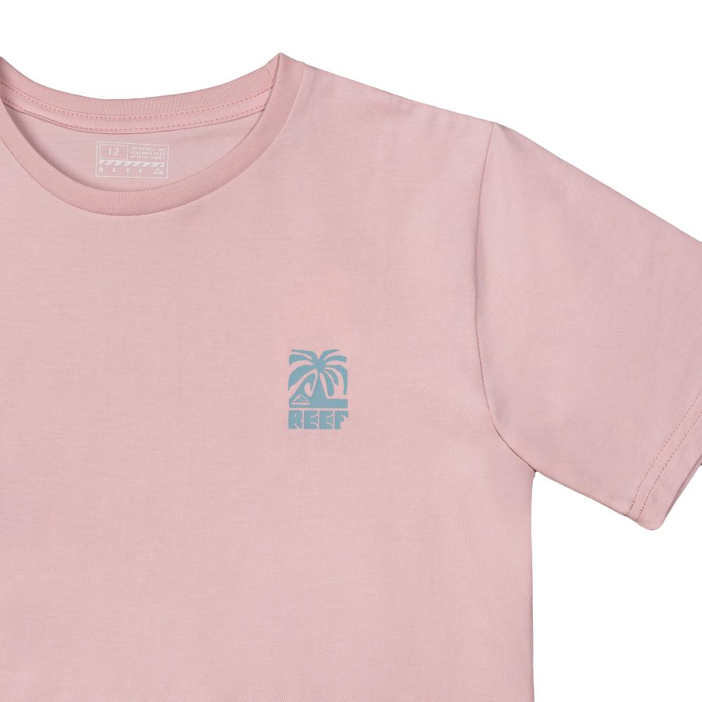 Polera Niño Reef  Mini Print Rosa