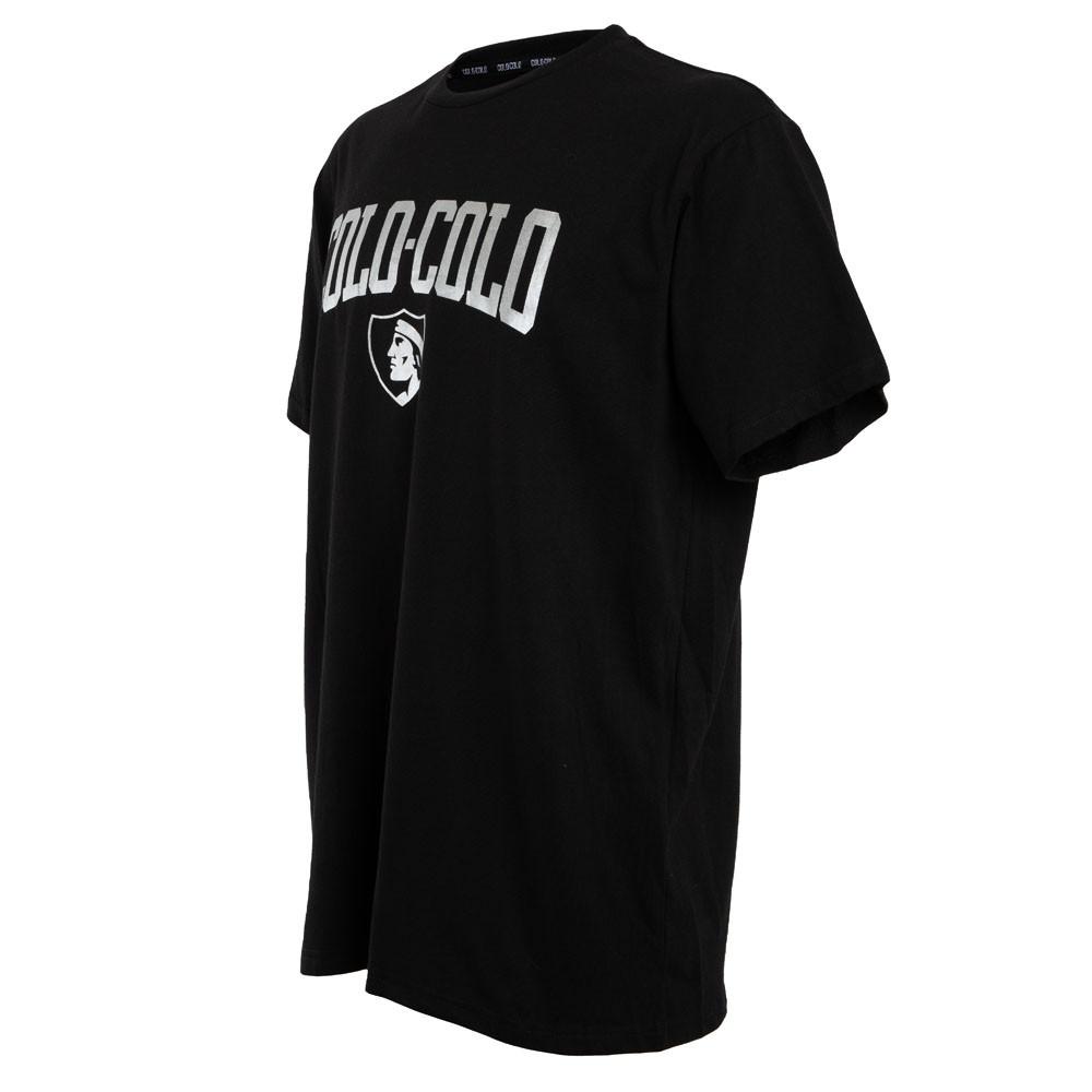 Polera Colo Colo Urbano "Trofeos Gris" Negra