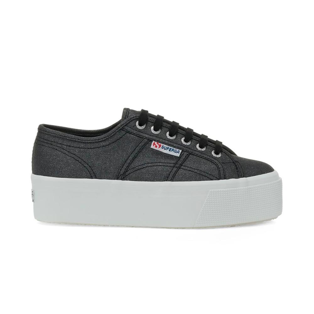 Zapatilla 2790 Glitter Canvas Black