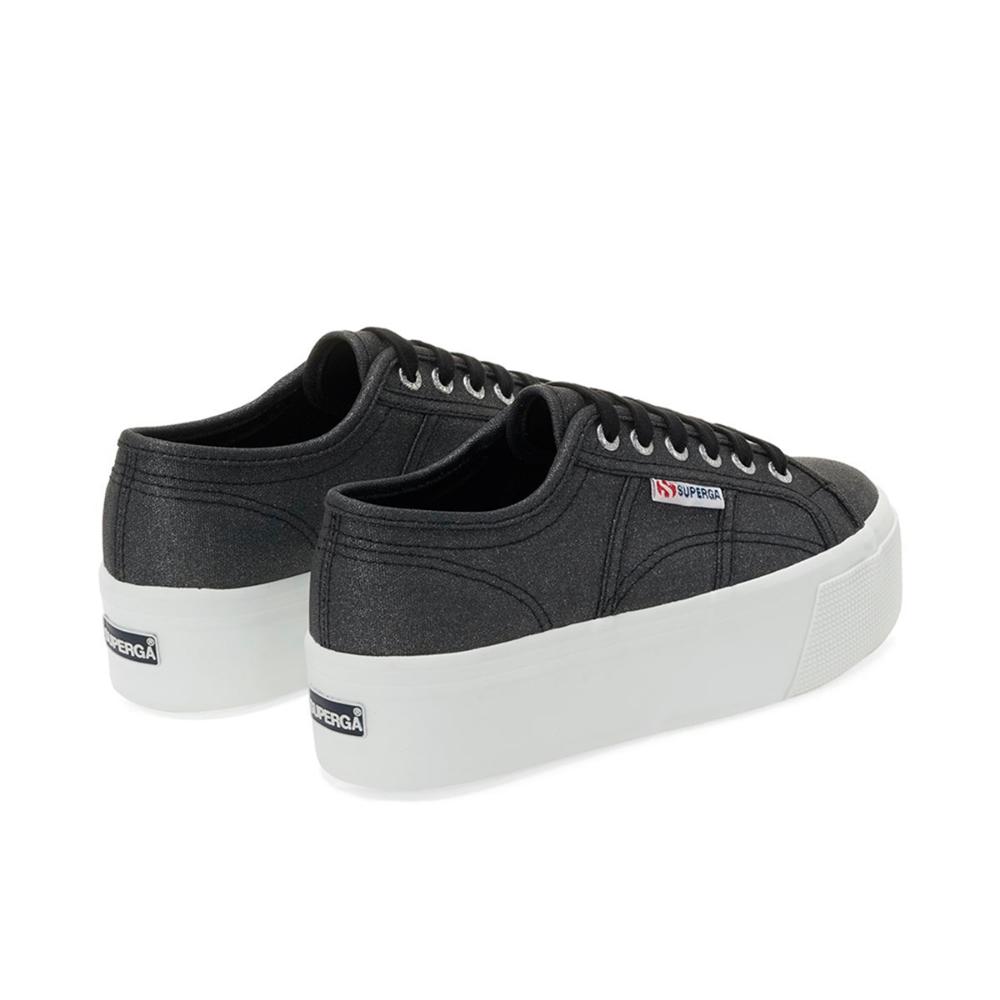 Zapatilla 2790 Glitter Canvas Black