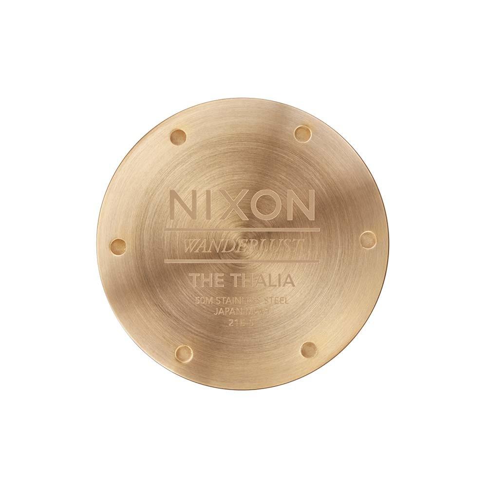 Reloj Thalia Leather Light Gold Tan Nixon