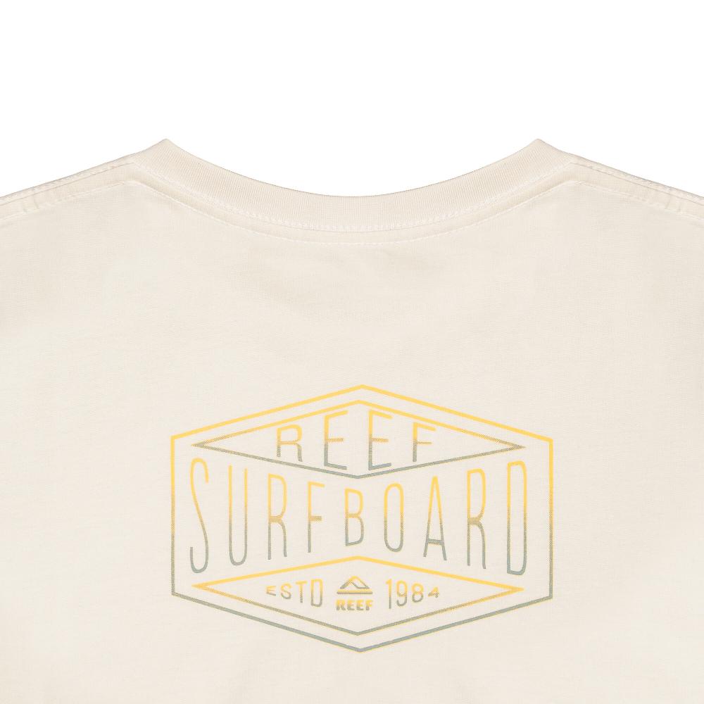 Polera Niño Reef Surfboard Amarillo