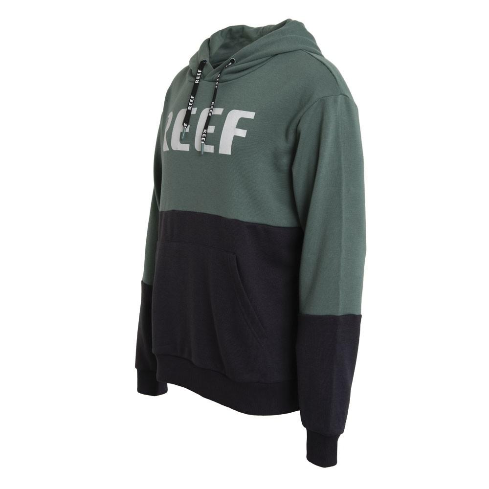 Poleron Men Hoodie Bicolor Green Black