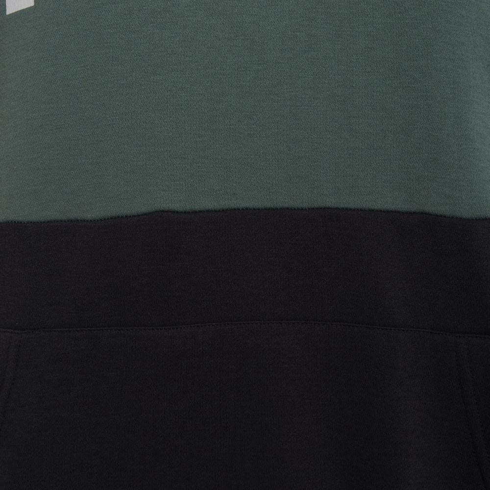 Poleron Men Hoodie Bicolor Green Black